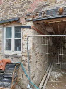 Stone property in need of structural repair work