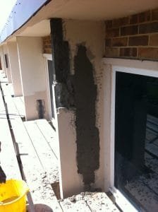 Concrete repair works underway