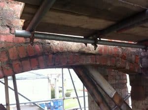 Repairs to brick arch lintel
