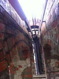 Repairs underway to brick arch lintels